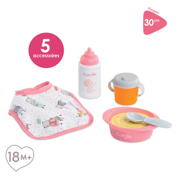 Corolle Mealtime Set for 12" Doll