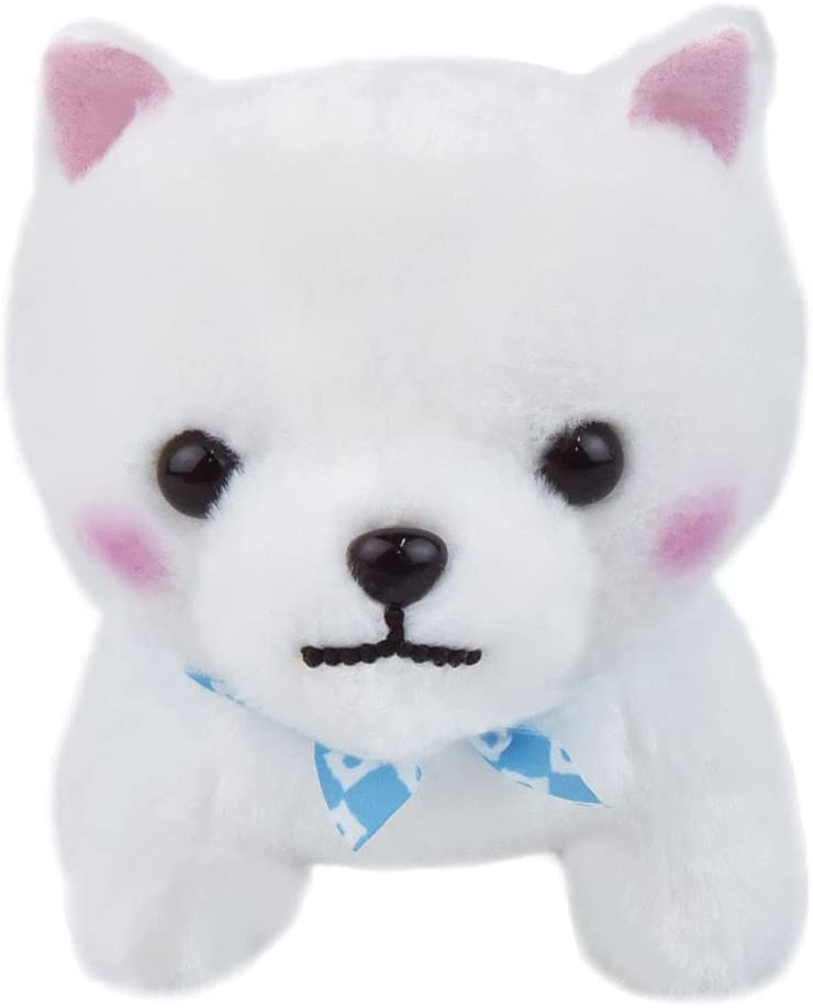 Amufun Mameshiba 3 Brothers Shiratama Stuffed Plush Toy From Japan