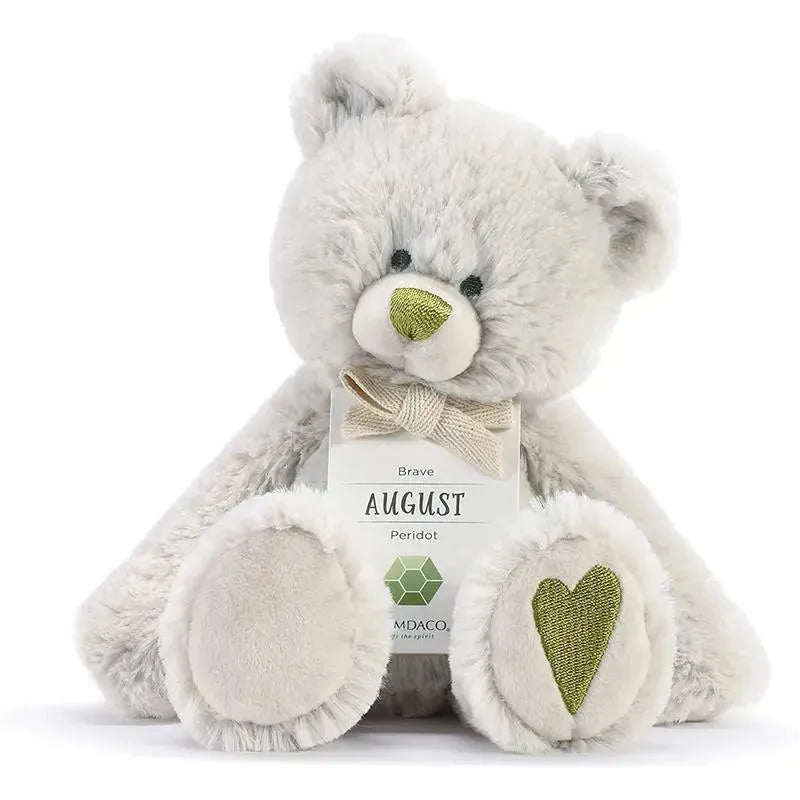 Demdaco - August Birthstone Plush Bear