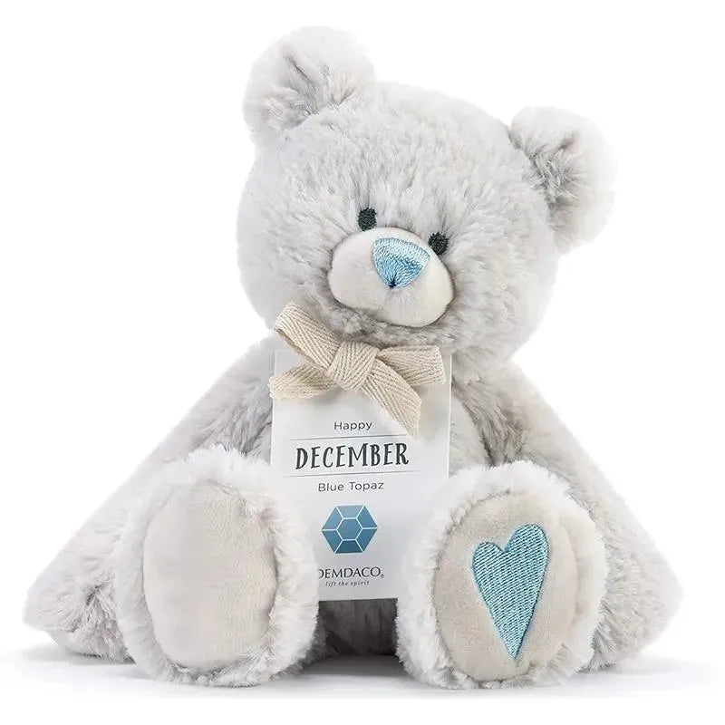 Demdaco - December Birthstone Plush Bear