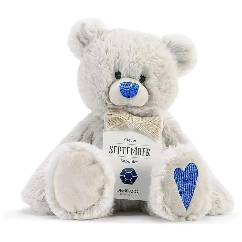Demdaco - September Birthstone Plush Bear