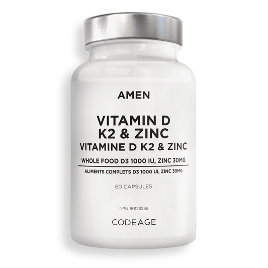 Amen Vitamin D, Zinc & K2 CA
