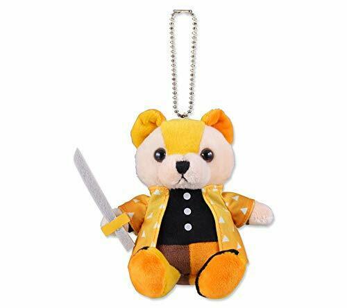 Demon Slayer Kimetsu Bear Agatsuma Zenitsu Plush Doll Stuffed Toy
