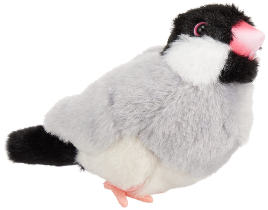 Yoshitoku Anime Stuffed Bird Kotori No Ne. Java Sparrow 180093 Japanese Bird Model Toys