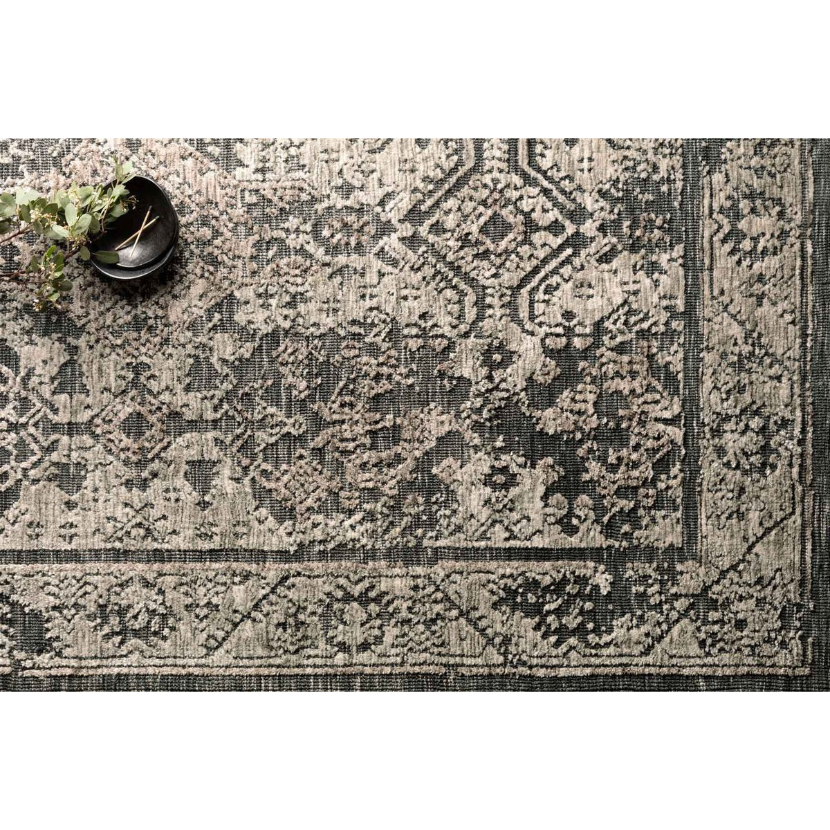 Magnolia Home Lindsay Charcoal/Beige Rug