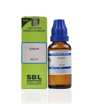 Iodium Dilution 6C, 30C, 200C, 1M, 10M.