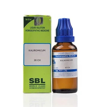 Kali Chromicum Dilution 6C, 30C, 200C, 1M, 10M.