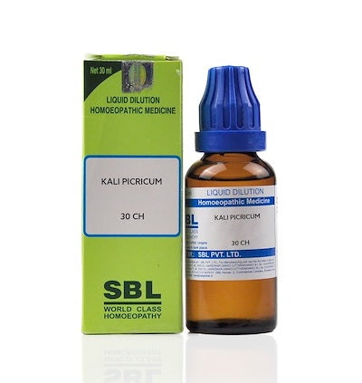 Kali Picricum Dilution 6C, 30C, 200C, 1M, 10M.