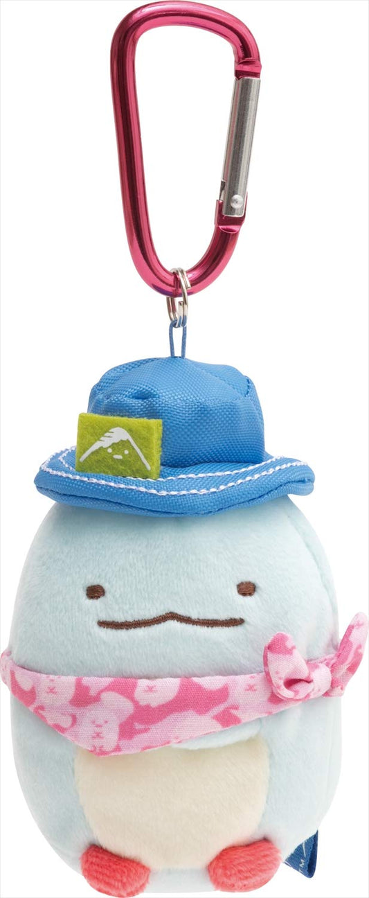 SAN-X Sumikko Gurashi Kawauso To Sumikko Camp Hanging Plush Doll Tokage