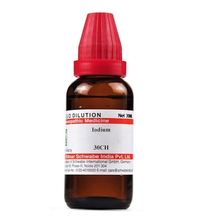 Iodium Dilution 6C, 30C, 200C, 1M, 10M.