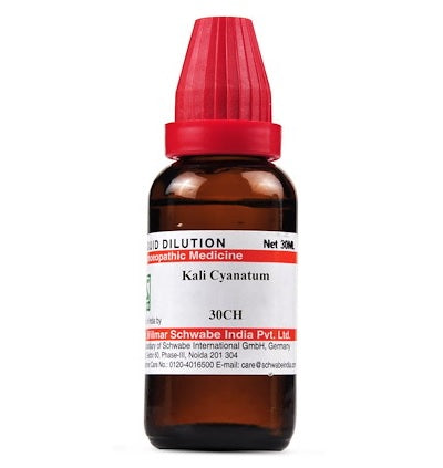Kali Cyanatum Dilution 6C, 30C, 200C, 1M, 10M.