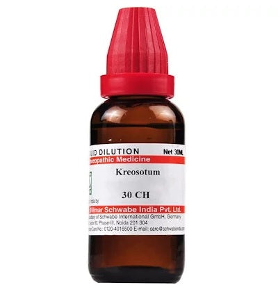 Kreosotum Dilution 6C, 30C, 200C, 1M, 10M.