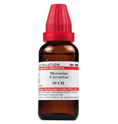 Mercurius Corrosivus Dilution 6C, 30C, 200C, 1M, 10M