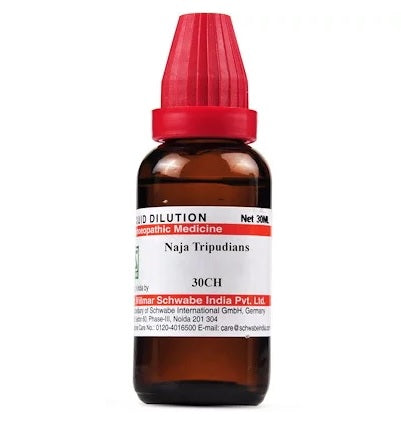 Naja Tripudians Dilution 6C, 30C, 200C, 1M, 10M