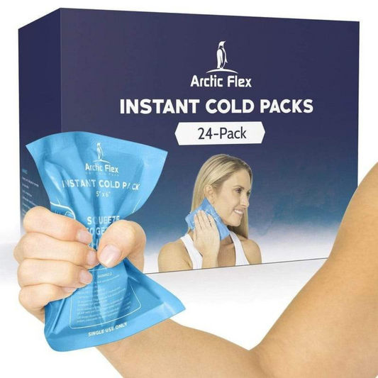 Vive Health Arctic Flex Single-Use Disposable Ice Packs - Pack of 24