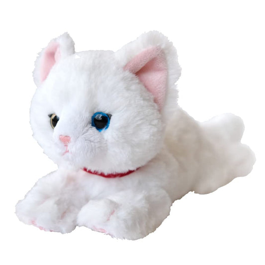 SUNLEMON Plush Doll Knee Cat Odd-Eye Ss White