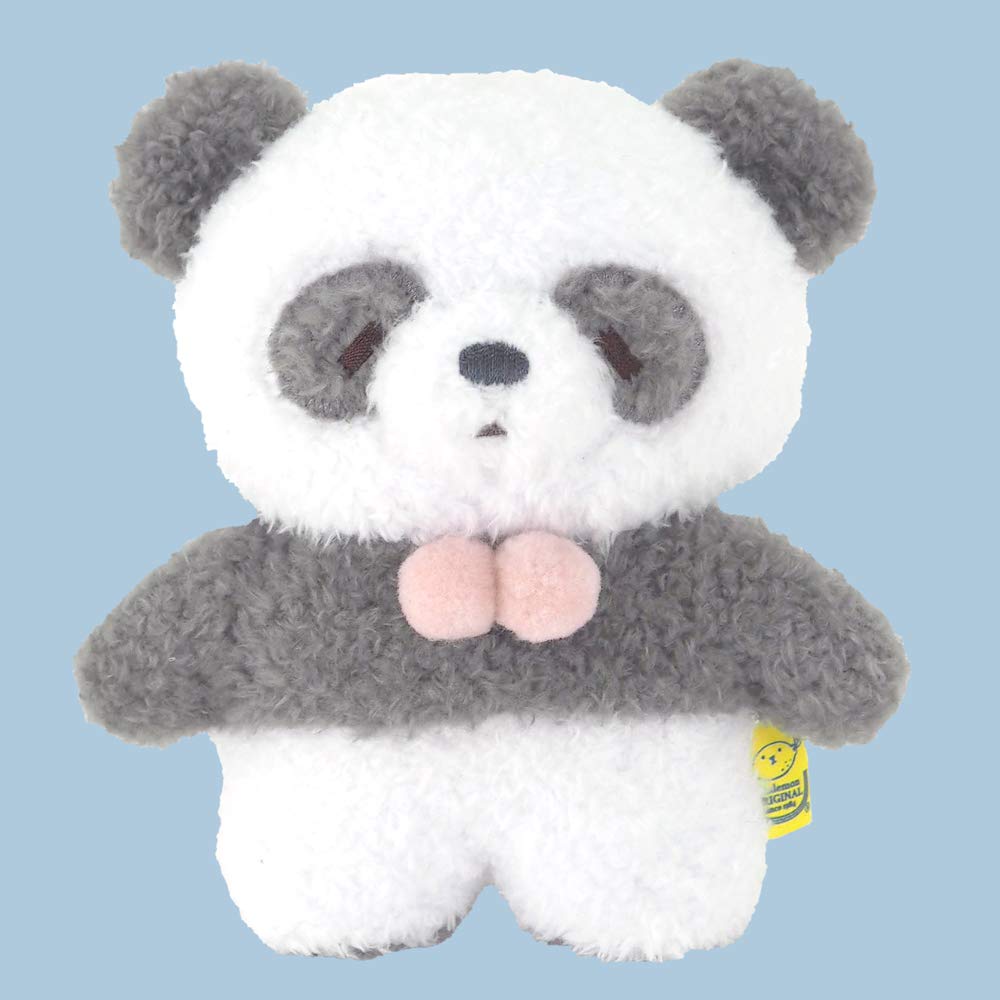 SUNLEMON Plush Doll Fluffy Tatton Panda Gray S
