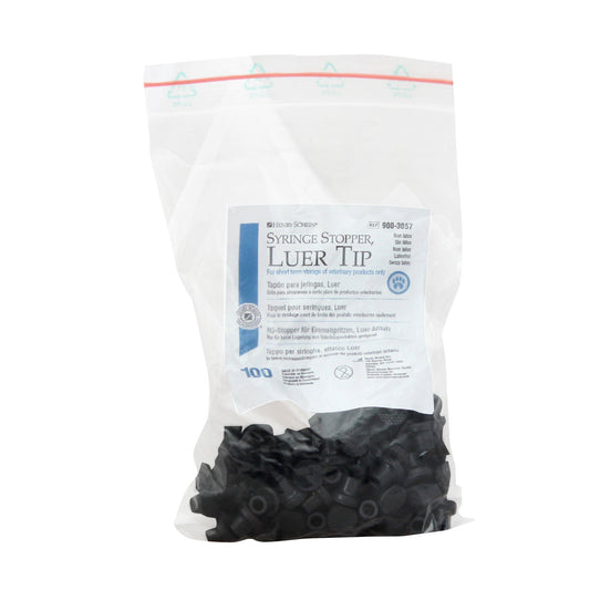 Syringe Stopper for Luer Tip Syringes - 100 pack