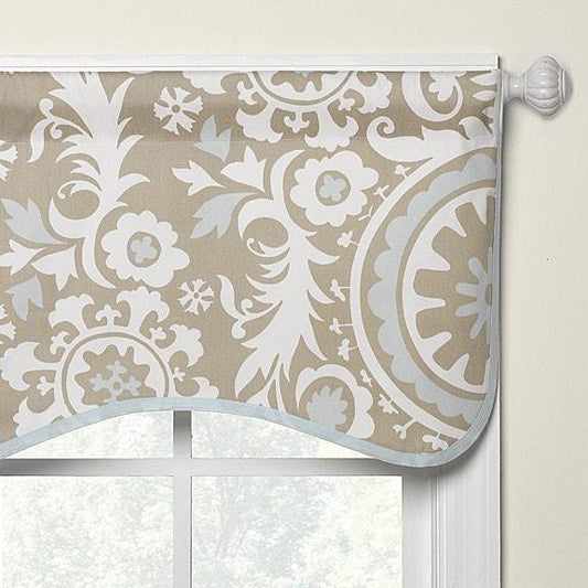 Liz & Roo Taupe Suzani Window Valance