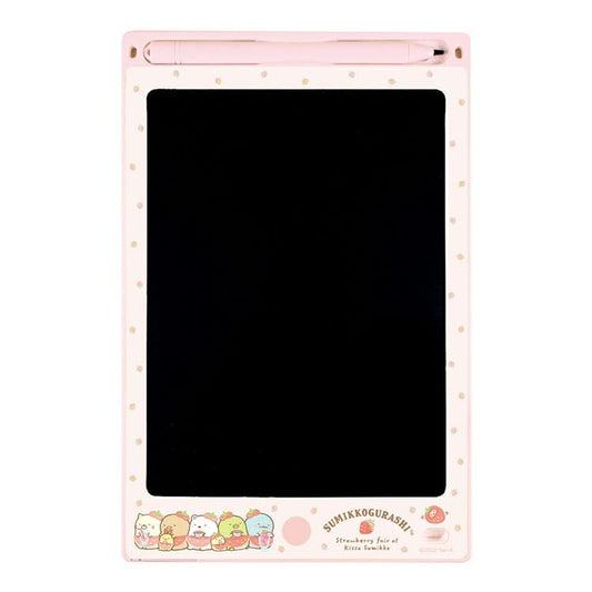 T'S Factory Sumikko Gurashi Digital Memo Pad Strawberry Fair Japan H21.6Xw14.2Xd0.5Cm Sg-5543145If