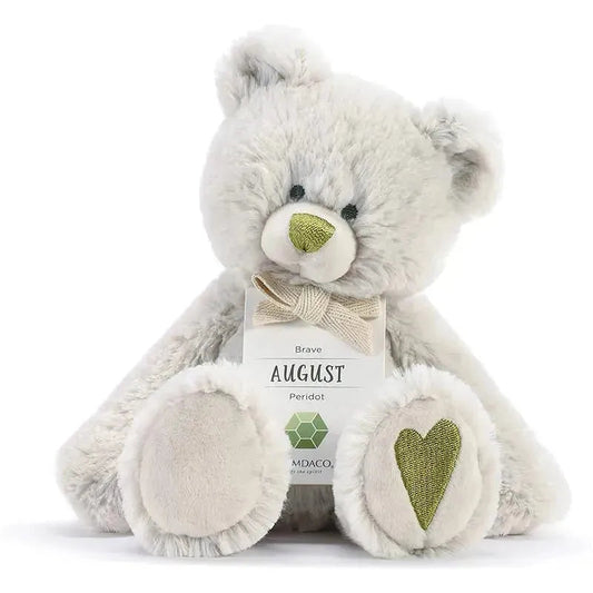 Demdaco - August Birthstone Plush Bear