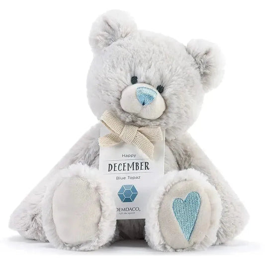 Demdaco - December Birthstone Plush Bear