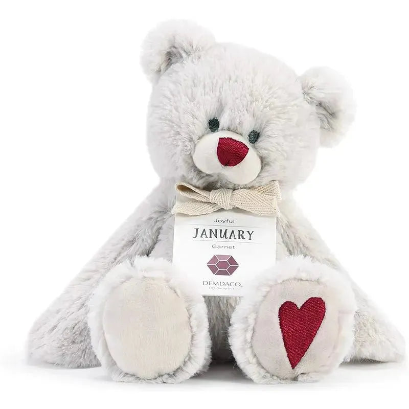 Demdaco - January Birthstone Plush Bear