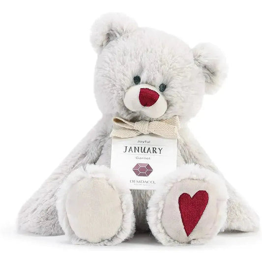 Demdaco - January Birthstone Plush Bear