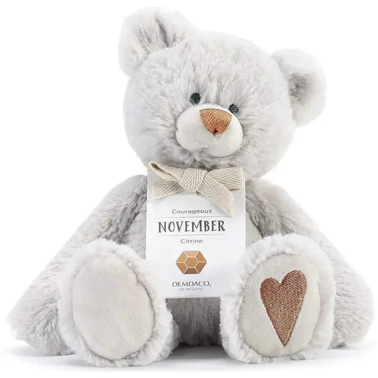 Demdaco - November Birthstone Plush Bear