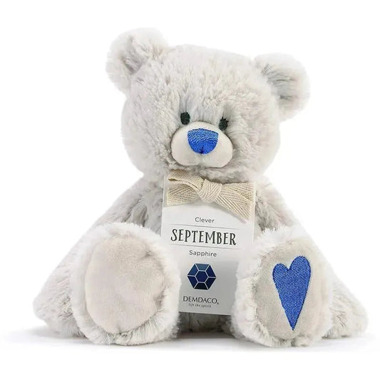 Demdaco - September Birthstone Plush Bear
