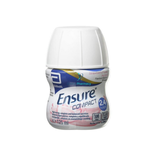 Ensure Compact Strawberry Nutritional Drinks - 24 x 125ml Case /  4 x 125ml