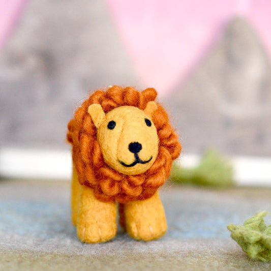Felt Safari Lion Toy